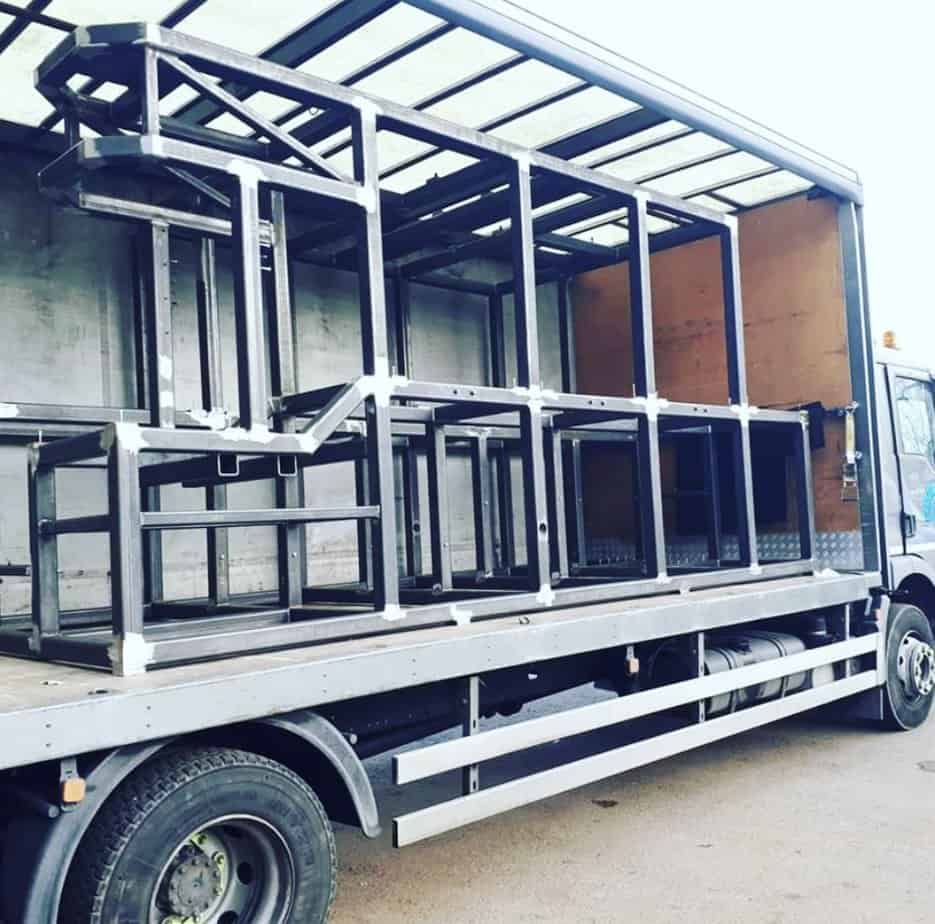 Blasting Metal Parts to Remove Rust